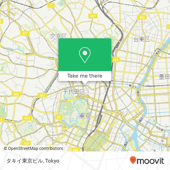 タキイ東京ビル map