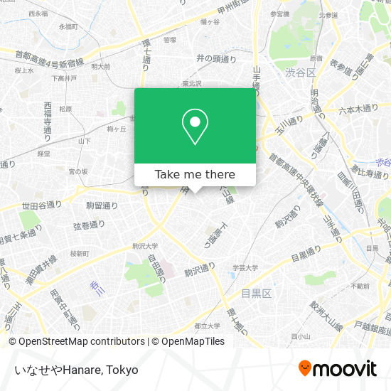 いなせやHanare map