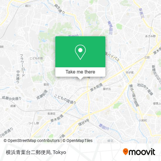 横浜青葉台二郵便局 map