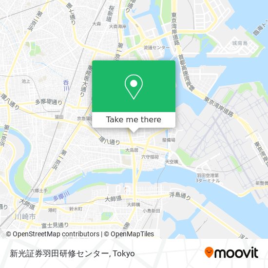 新光証券羽田研修センター map