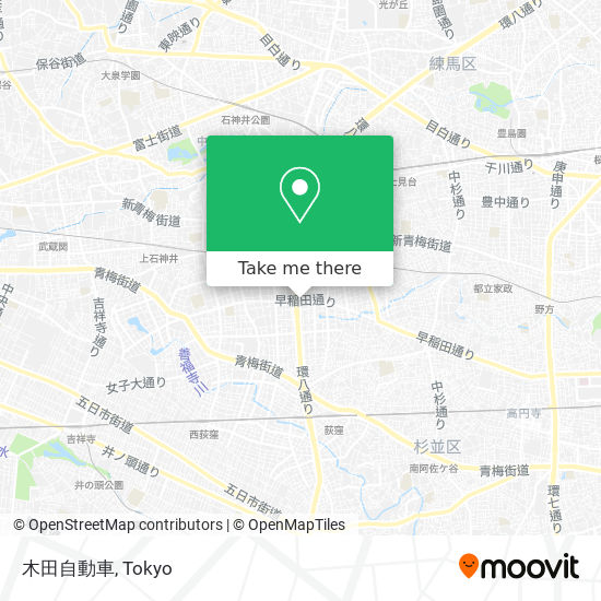 木田自動車 map