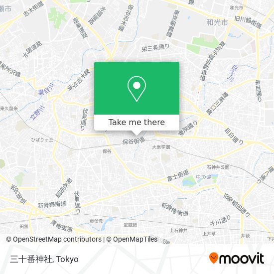 三十番神社 map