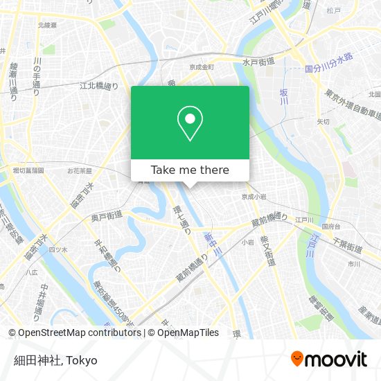 細田神社 map