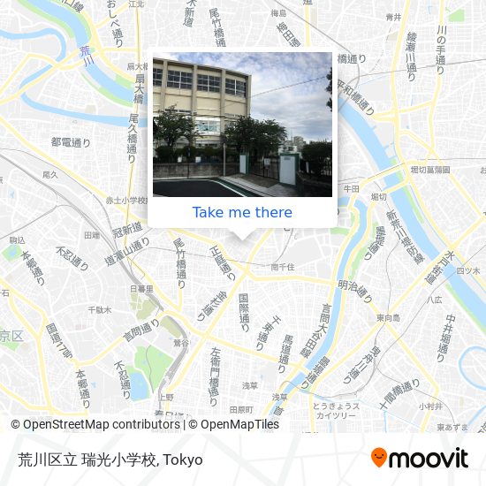 荒川区立 瑞光小学校 map