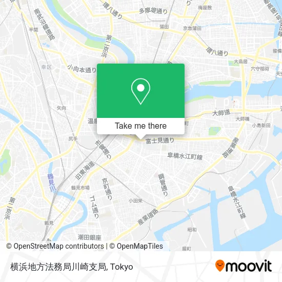 横浜地方法務局川崎支局 map