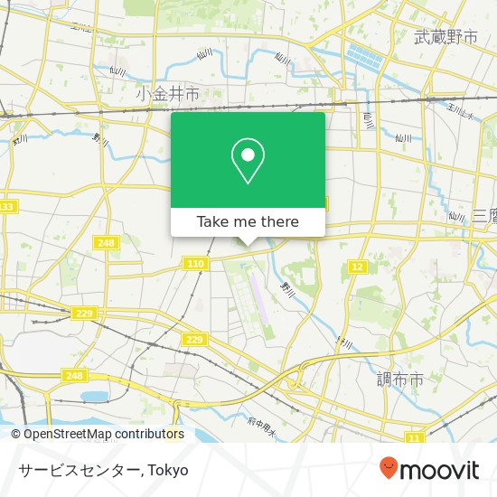 サービスセンター map