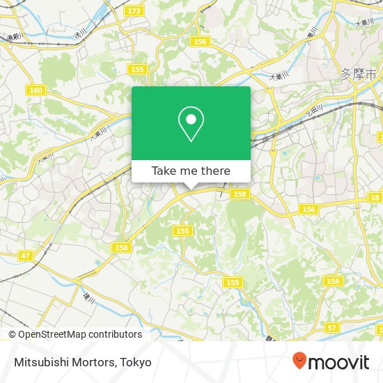 Mitsubishi Mortors map