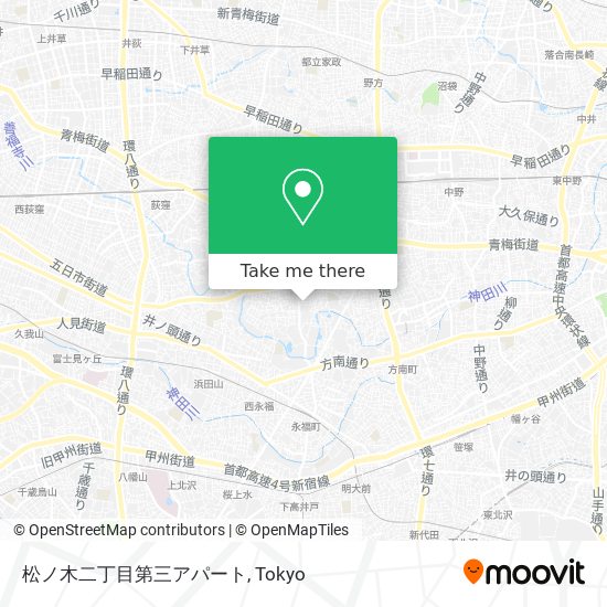 松ノ木二丁目第三アパート map