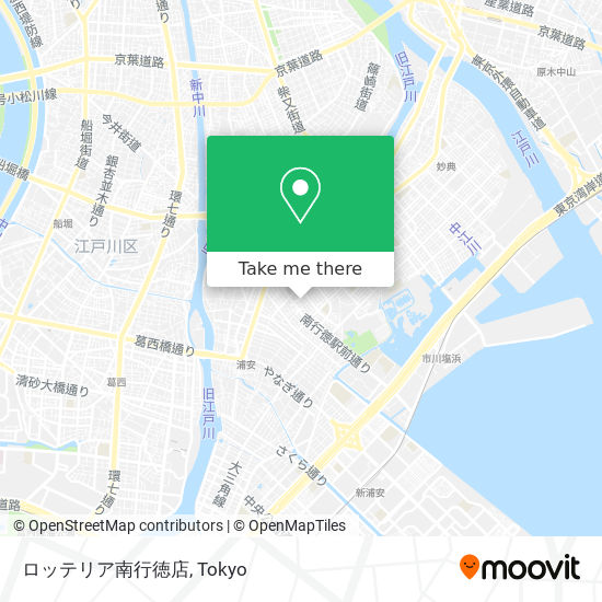 ロッテリア南行徳店 map