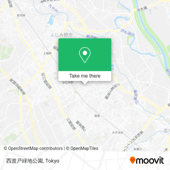 西渡戸緑地公園 map