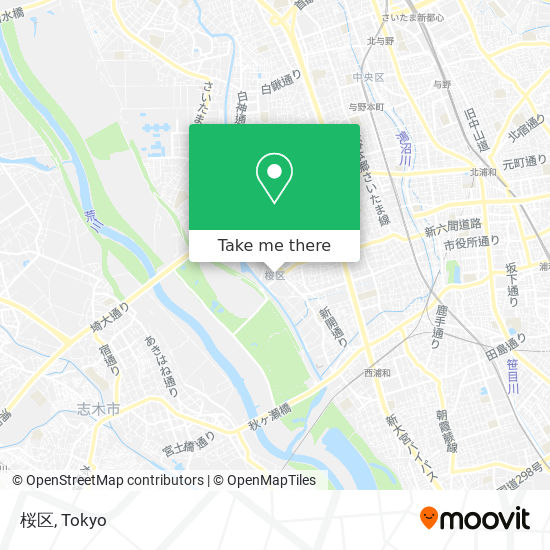 桜区 map