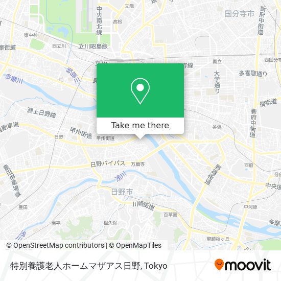 特別養護老人ホームマザアス日野 map