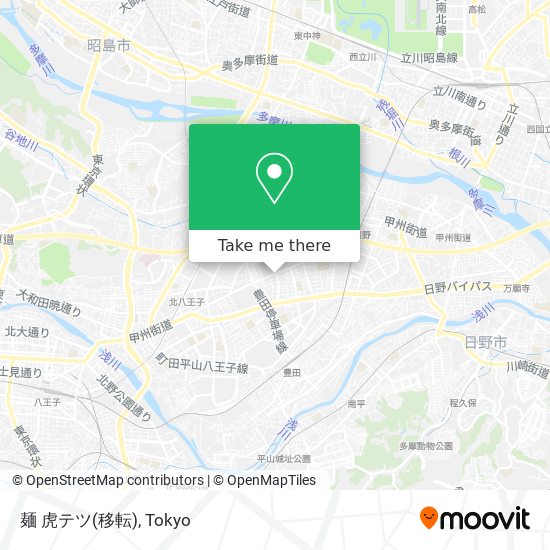麺 虎テツ(移転) map