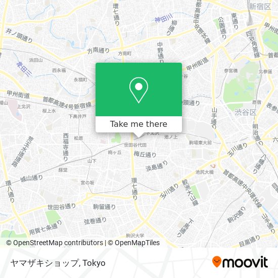 ヤマザキショップ map