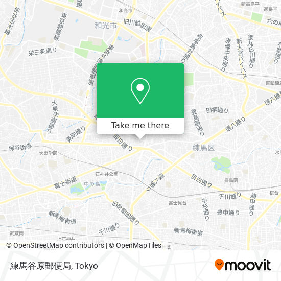 練馬谷原郵便局 map