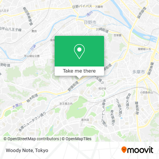 Woody Note map