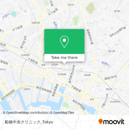 船橋中央クリニック map