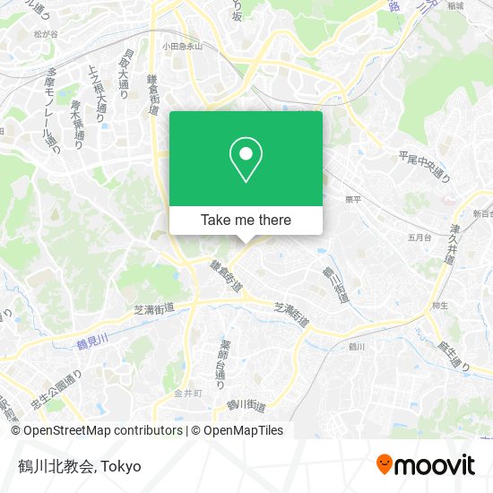 鶴川北教会 map
