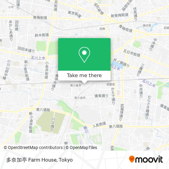 多奈加亭 Farm House map