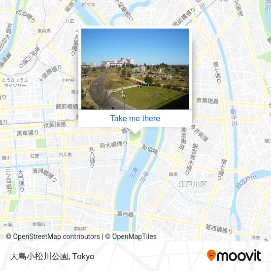 大島小松川公園 map