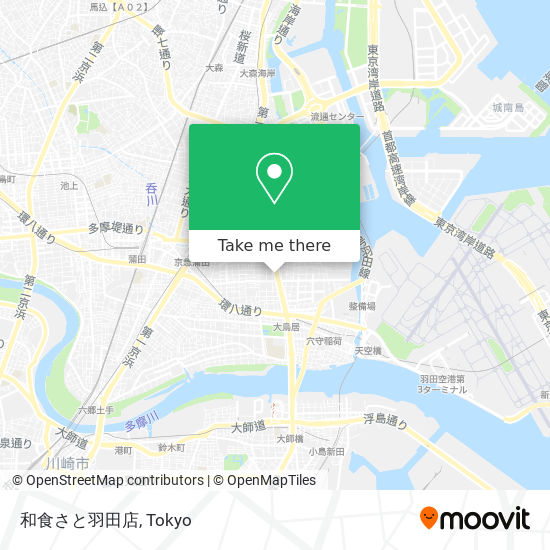 和食さと羽田店 map