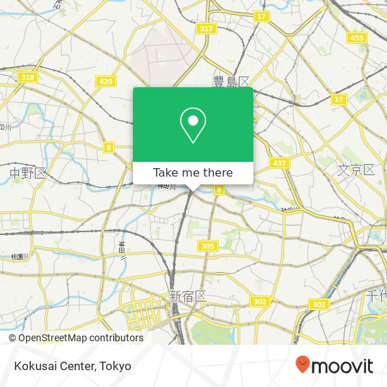 Kokusai Center map
