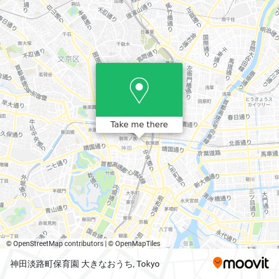 神田淡路町保育園 大きなおうち map