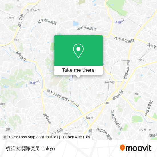 横浜大場郵便局 map