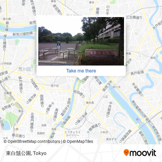 東白鬚公園 map