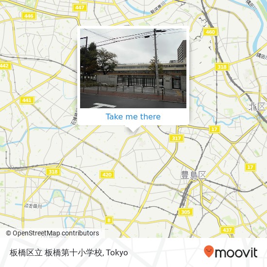 板橋区立 板橋第十小学校 map