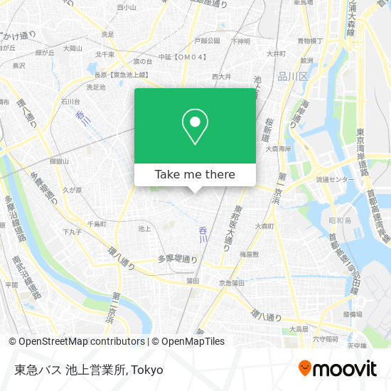 東急バス 池上営業所 map