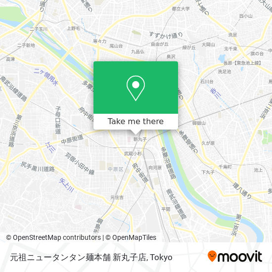 元祖ニュータンタン麺本舗 新丸子店 map