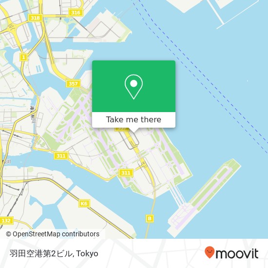 羽田空港第2ビル map