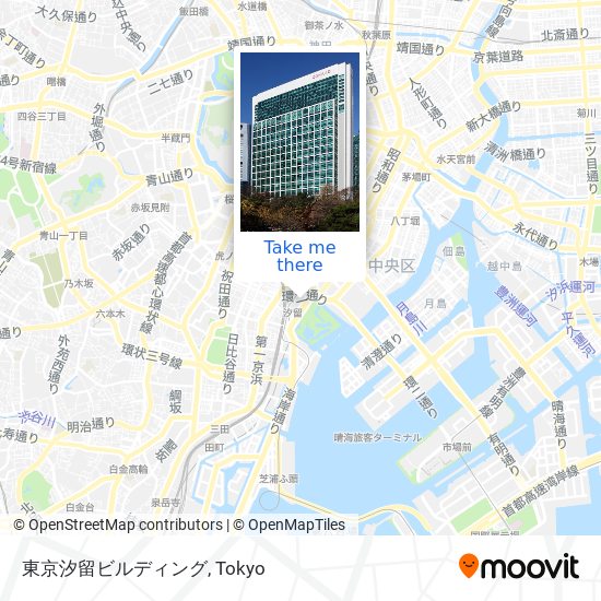 東京汐留ビルディング map