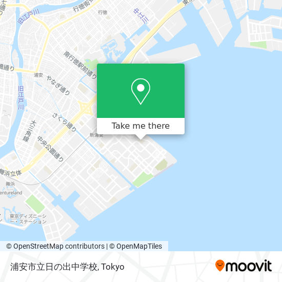 浦安市立日の出中学校 map