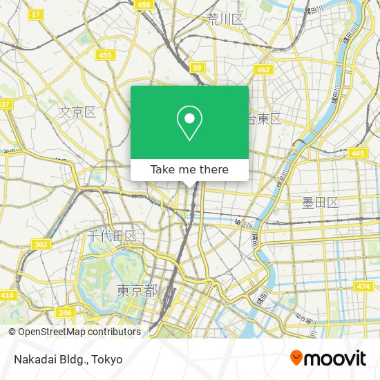 Nakadai Bldg. map