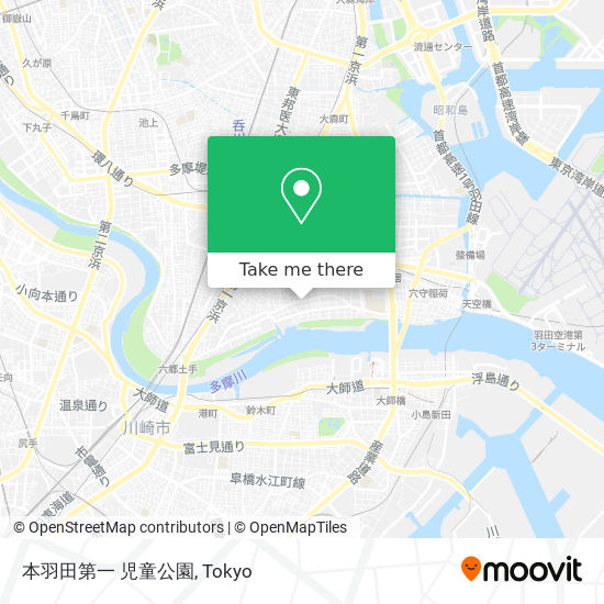 本羽田第一 児童公園 map