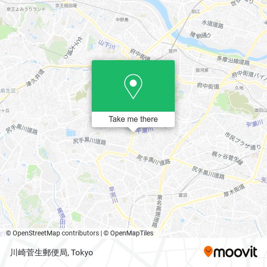 川崎菅生郵便局 map