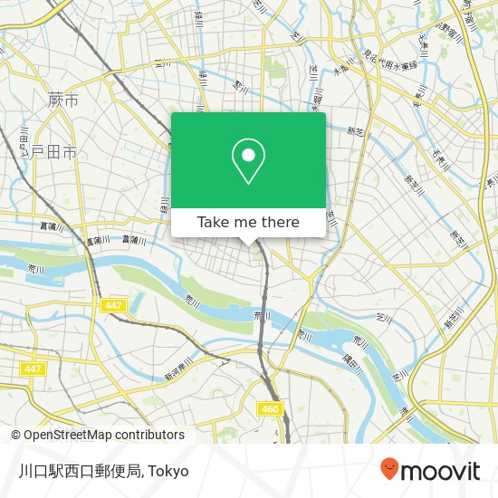 川口駅西口郵便局 map