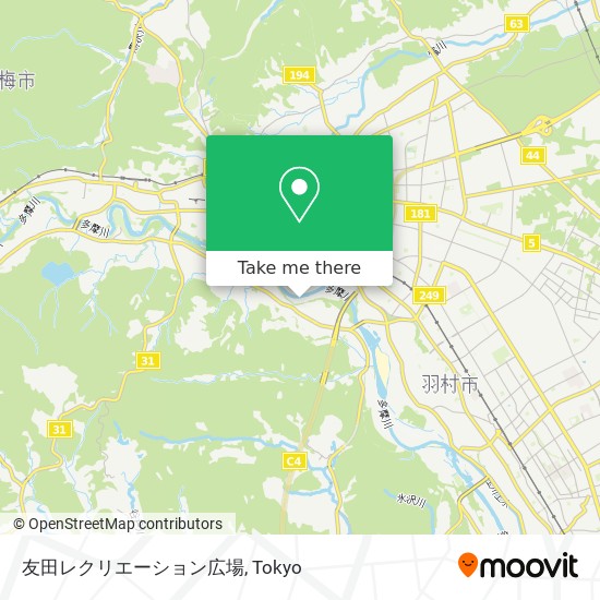 友田レクリエーション広場 map