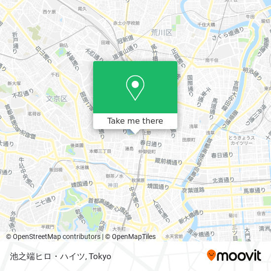 池之端ヒロ・ハイツ map