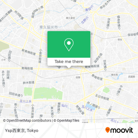 Ysp西東京 map