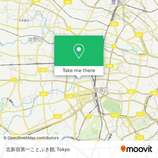 北新宿第一ことぶき館 map