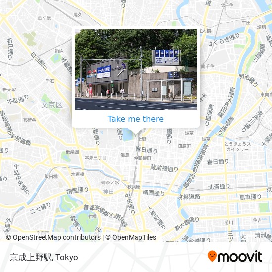 京成上野駅 map