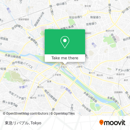 怎樣搭地鐵或巴士去世田谷区的東急リバブル Moovit