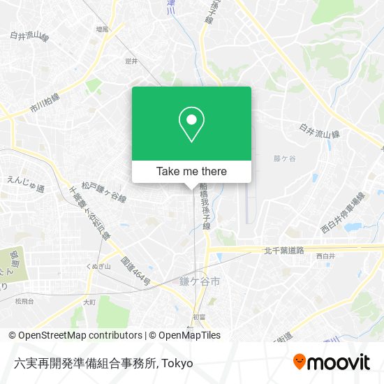 六実再開発準備組合事務所 map