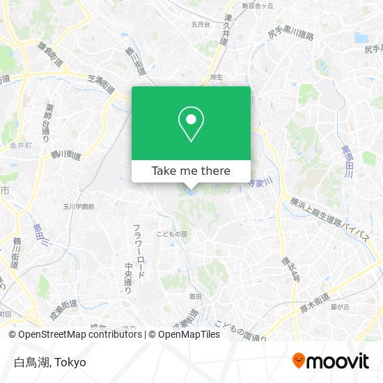 白鳥湖 map