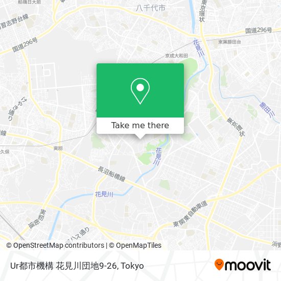 Ur都市機構 花見川団地9-26 map