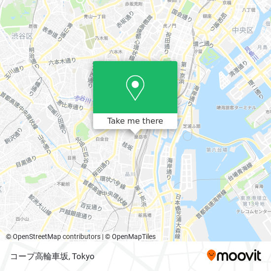 コープ高輪車坂 map