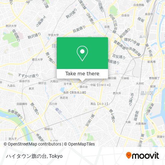 ハイタウン旗の台 map